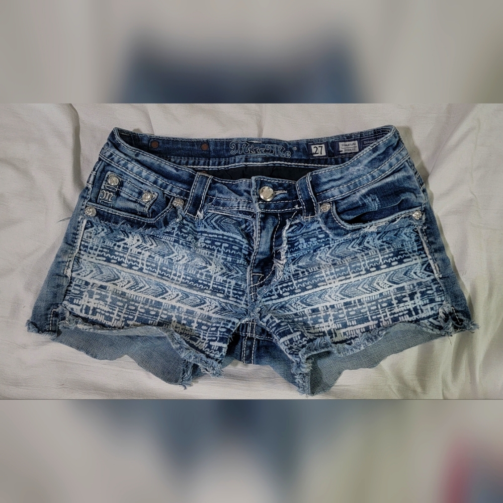 Miss Me denim shorts , size 27